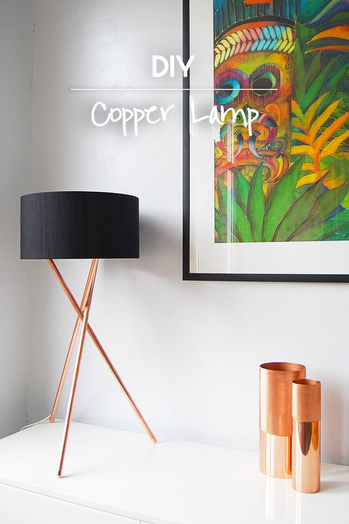 DIY Copper Lamp