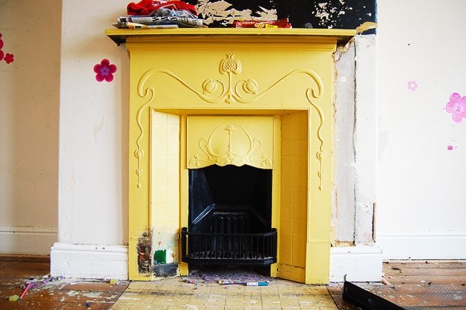how to restore a cast iron fireplace