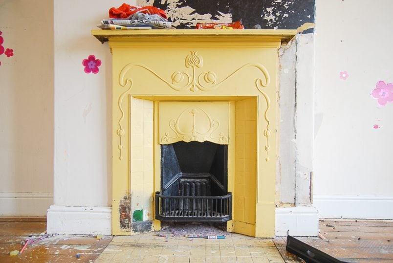 How To Re A Cast Iron Fireplace, Can You Paint Cast Iron Fireplace White
