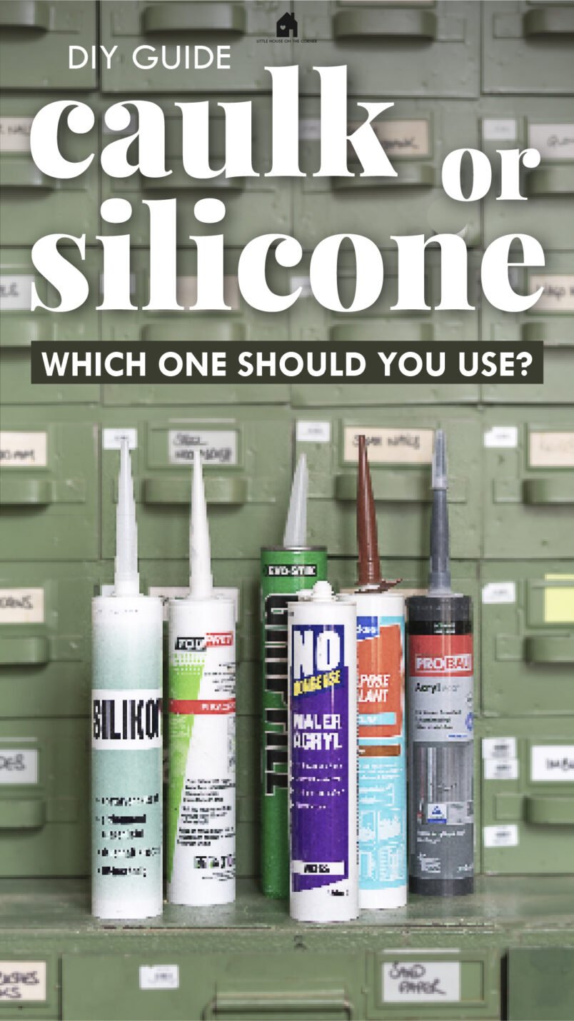 caulk vs silicone - diy guide