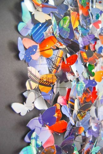 DIY Paper Butterfly Art