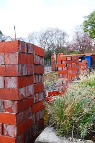 Rebuilding An Edwardian Garden Wall