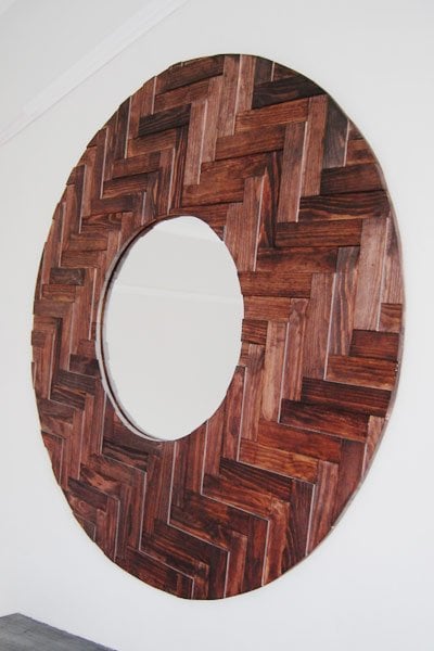 DIY Wood Mirror