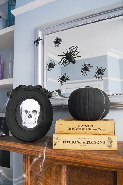 Our Halloween Mantel
