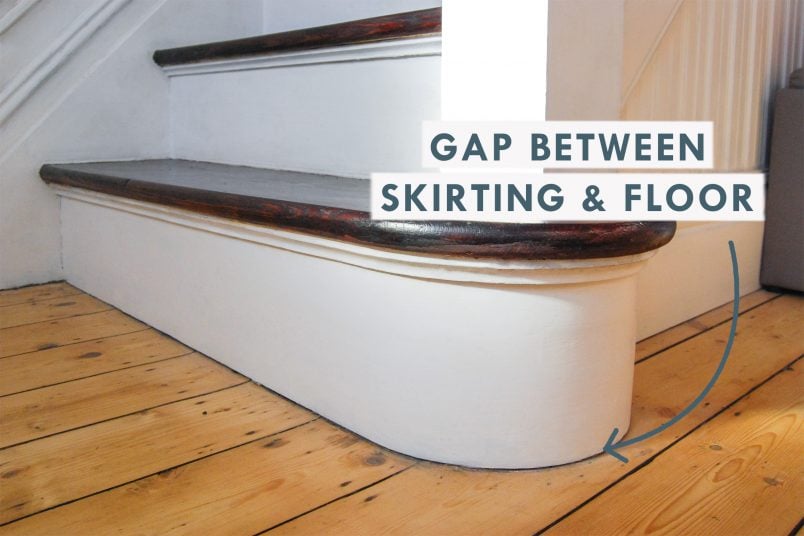 Sealing Gap Between Skirting And Floor, Laminate Flooring Gaps Between Skirting