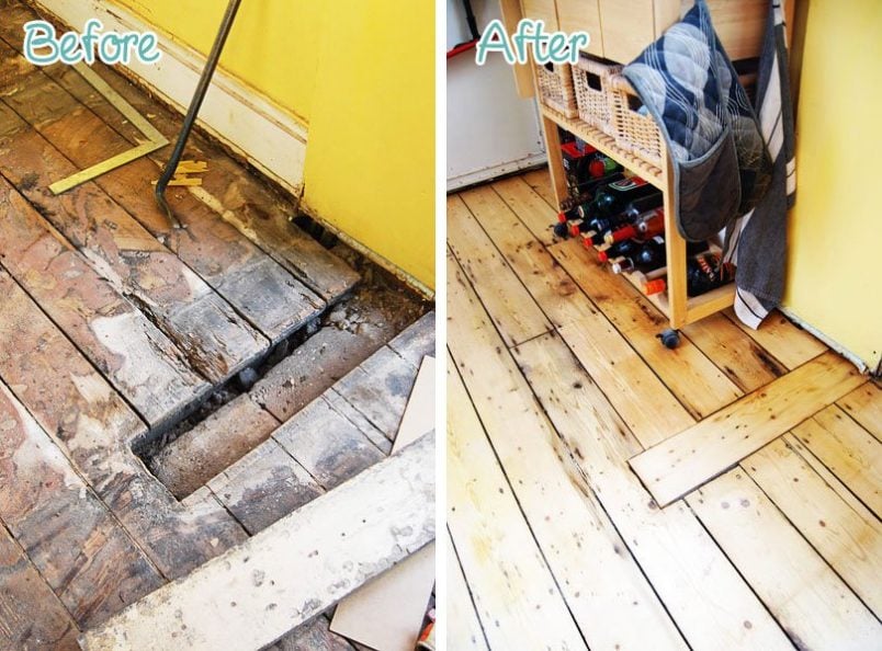 Sand Wooden Floors Floorboards, How To Clean After Sanding Hardwood Floors