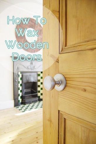 How To Wax Wooden Doors