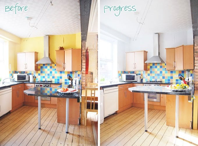 Kitchen & Dining Makeover Before and After
