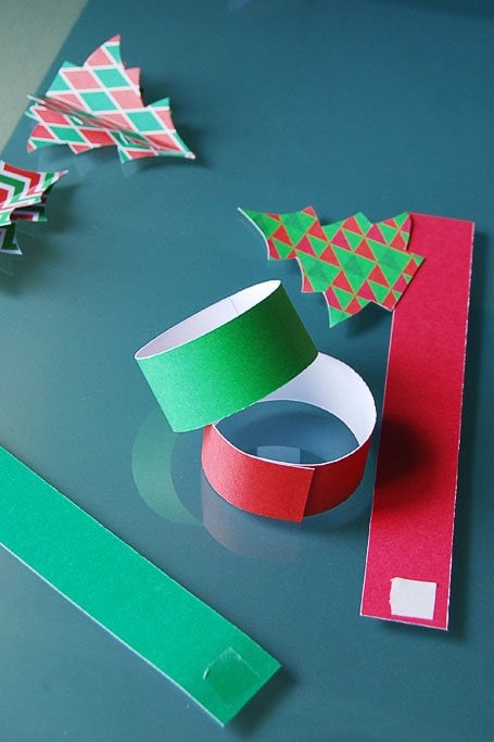DIY Christmas Napkin Ring Printable