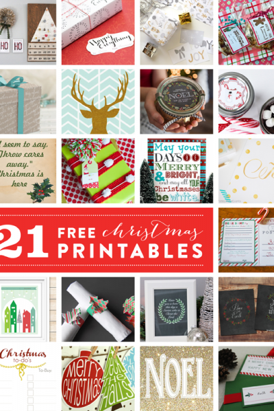 21 Christmas Printables