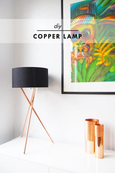 DIY Copper Lamp - Little House On The Corner