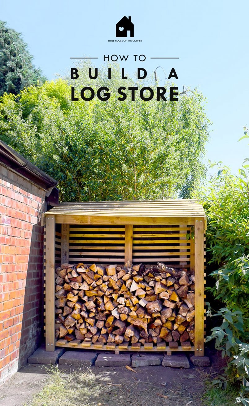 DIY Log Store | DIY Guide: How To Build A Log Store | Little House On The Corner
