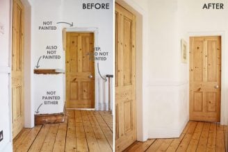 Hallway Before & After