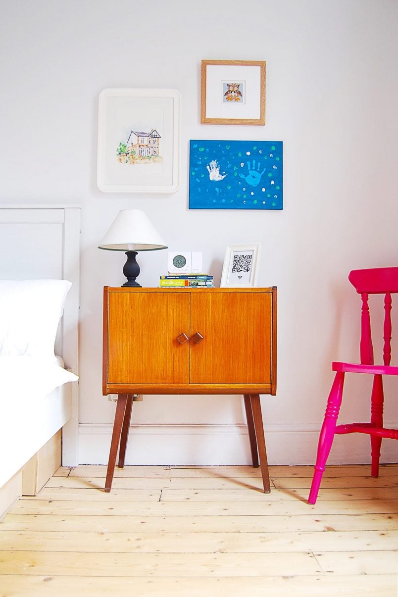 Guest Bedroom with Mid Century Cupboard | Little House On The Corner