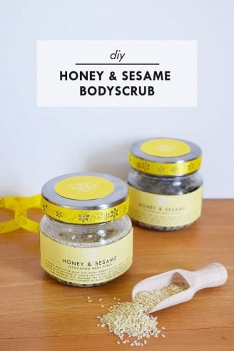 DIY Honey & Sesame Scrub