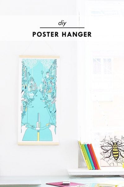 DIY Poster Hanger | Little House On The Corner