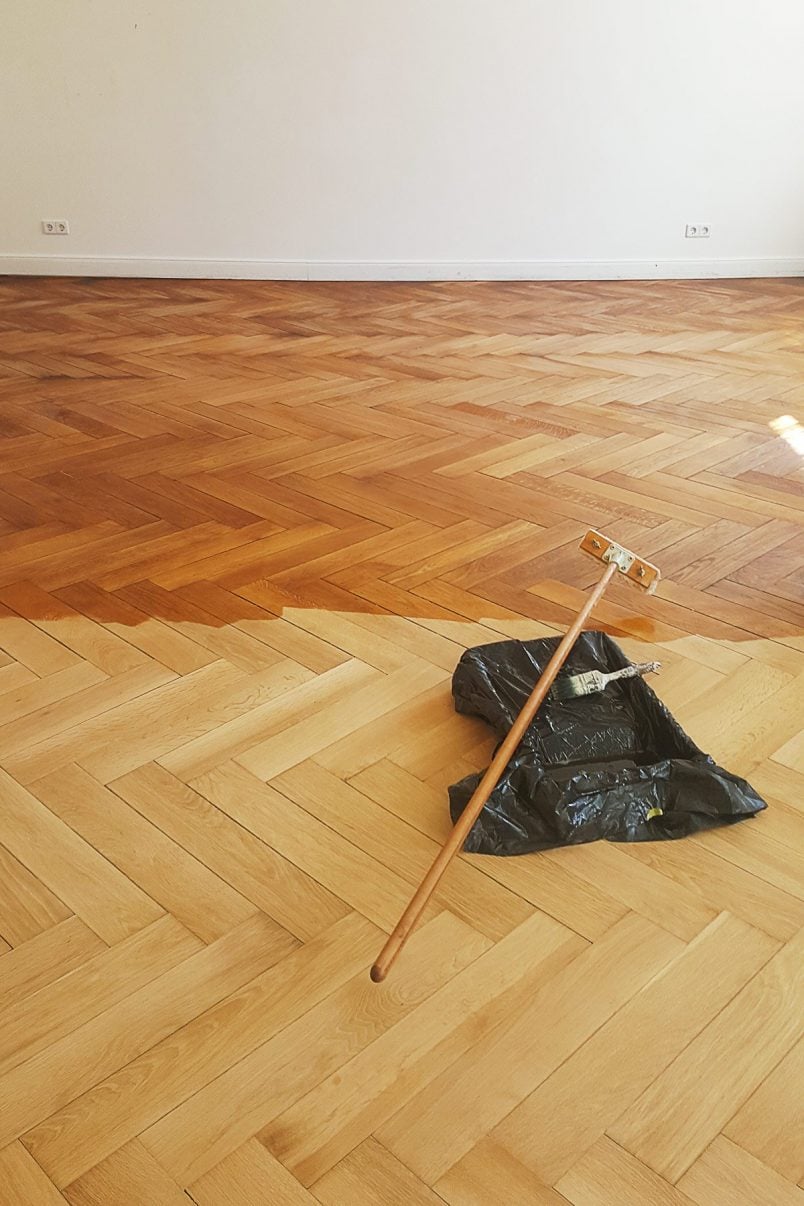 How To Sand Parquet | Little House On The Corner