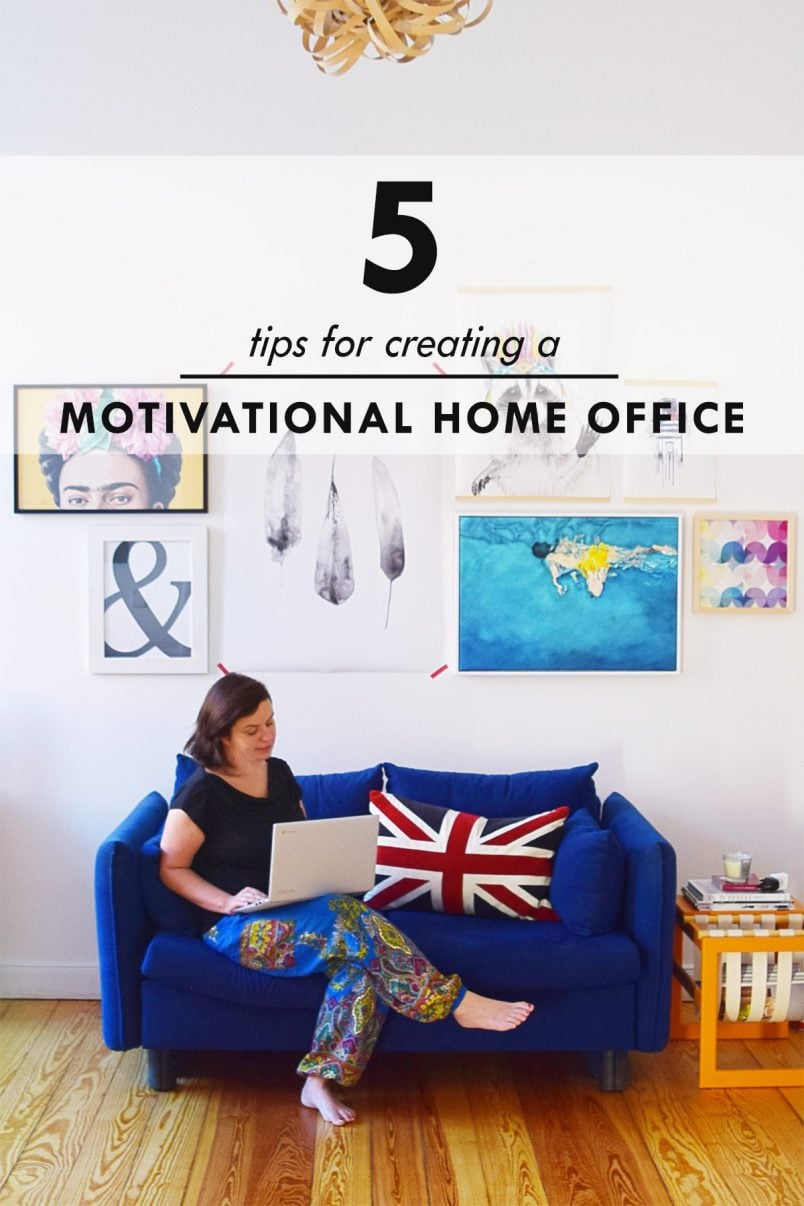 5 Tips For Creating A Motivational Home Office | Little House On The Corner