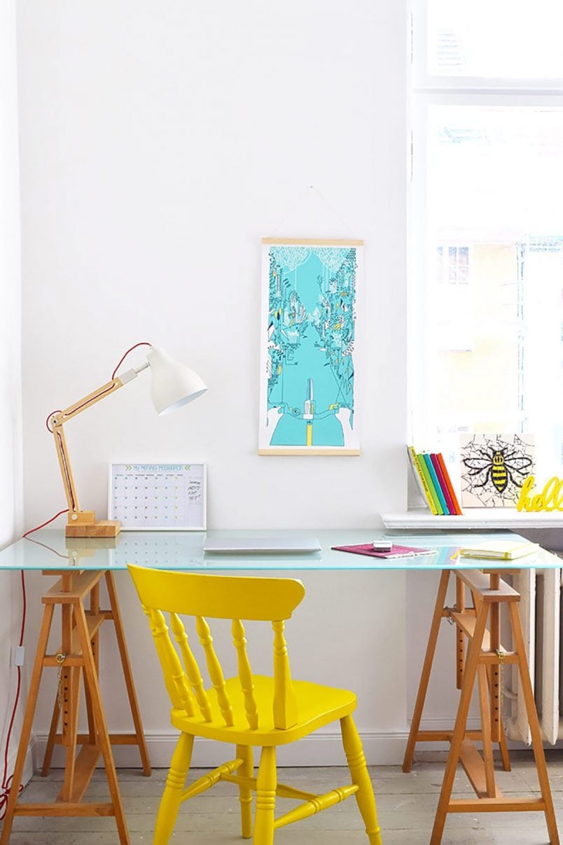 5 Tips For Creating A Motivational Home Office - The Desk - Little House On The Corner