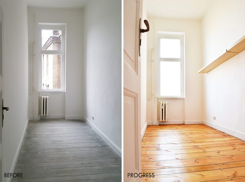 Dressing Room Before and After | Little House On The Corner