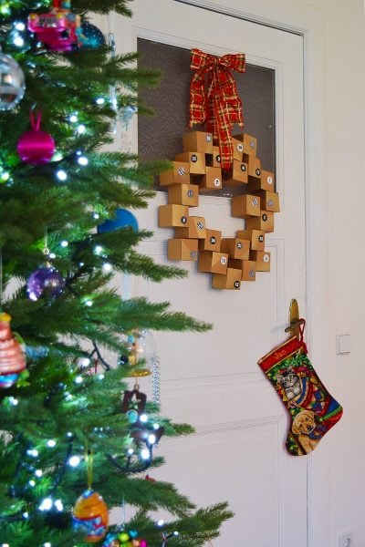 DIY Advent Calendar Wreath | Little House On The Corner