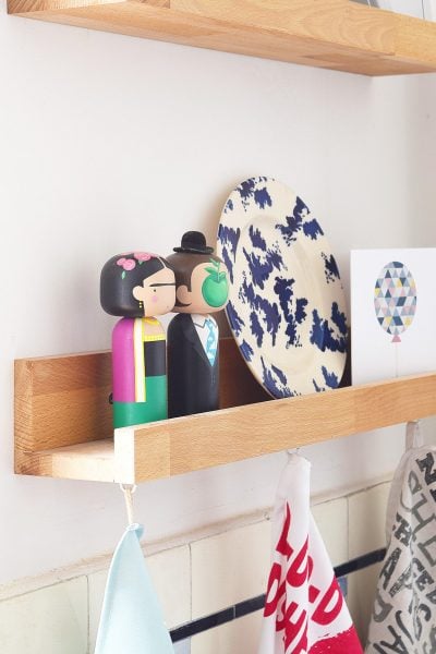 Kitchen Makeover DIY Picture Shelves | Little House On The Corner