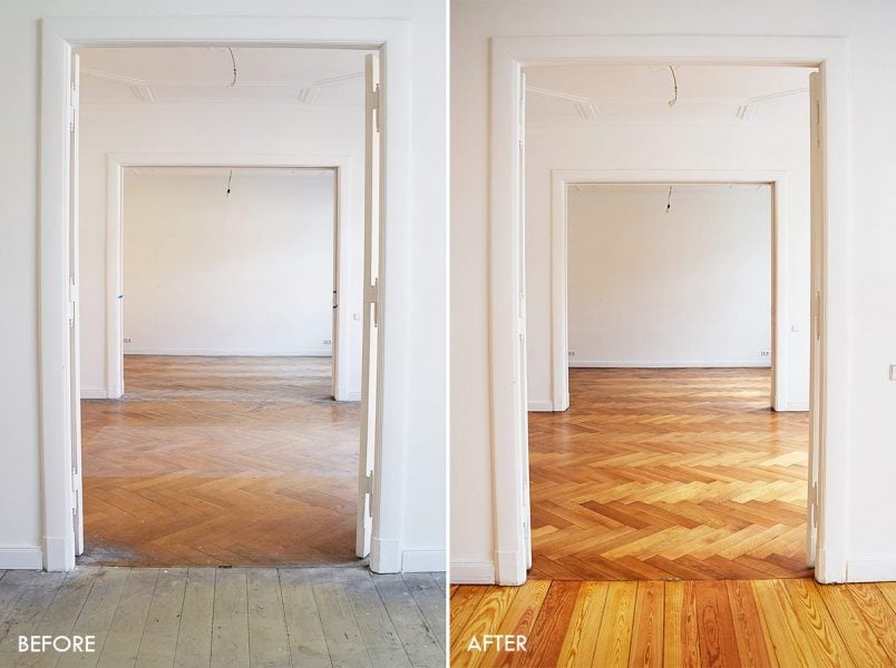 Floorsanding Before & After | Little House On The Corner