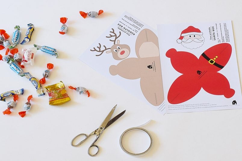 Free Printable Christmas Gift Boxes | Little House On The Corner