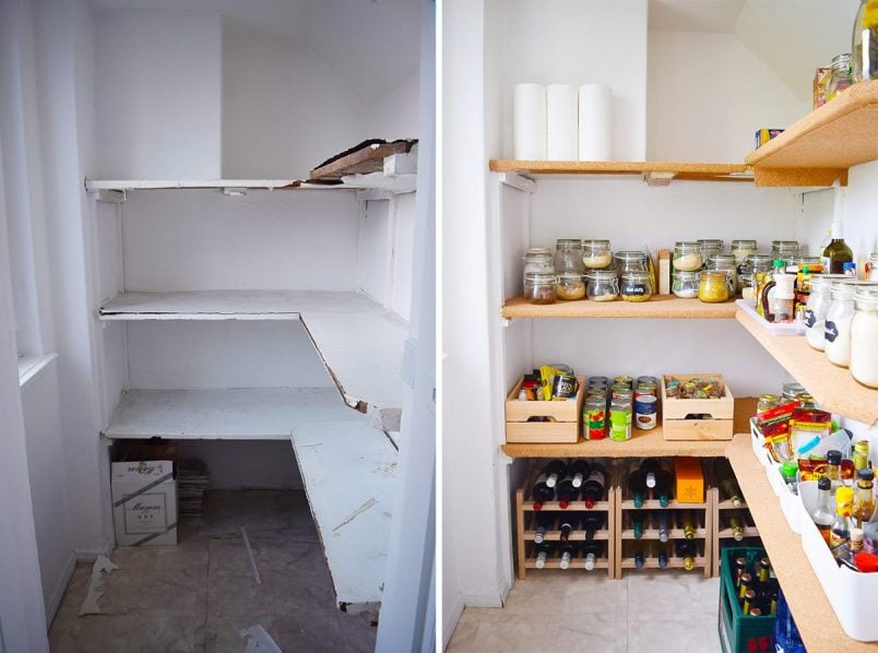 Pantry Before & Progress | Little House On The Corner