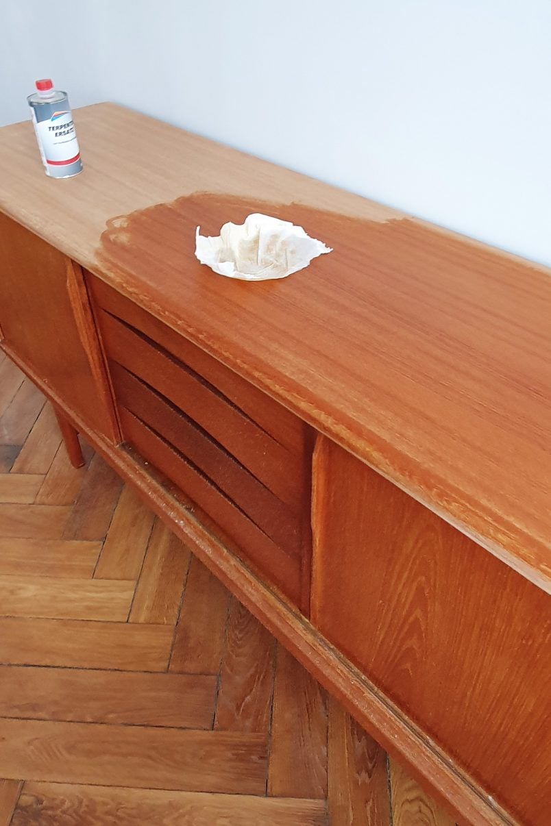 How To Remove Watermarks From Wooden Furniture | Little House On The Corner