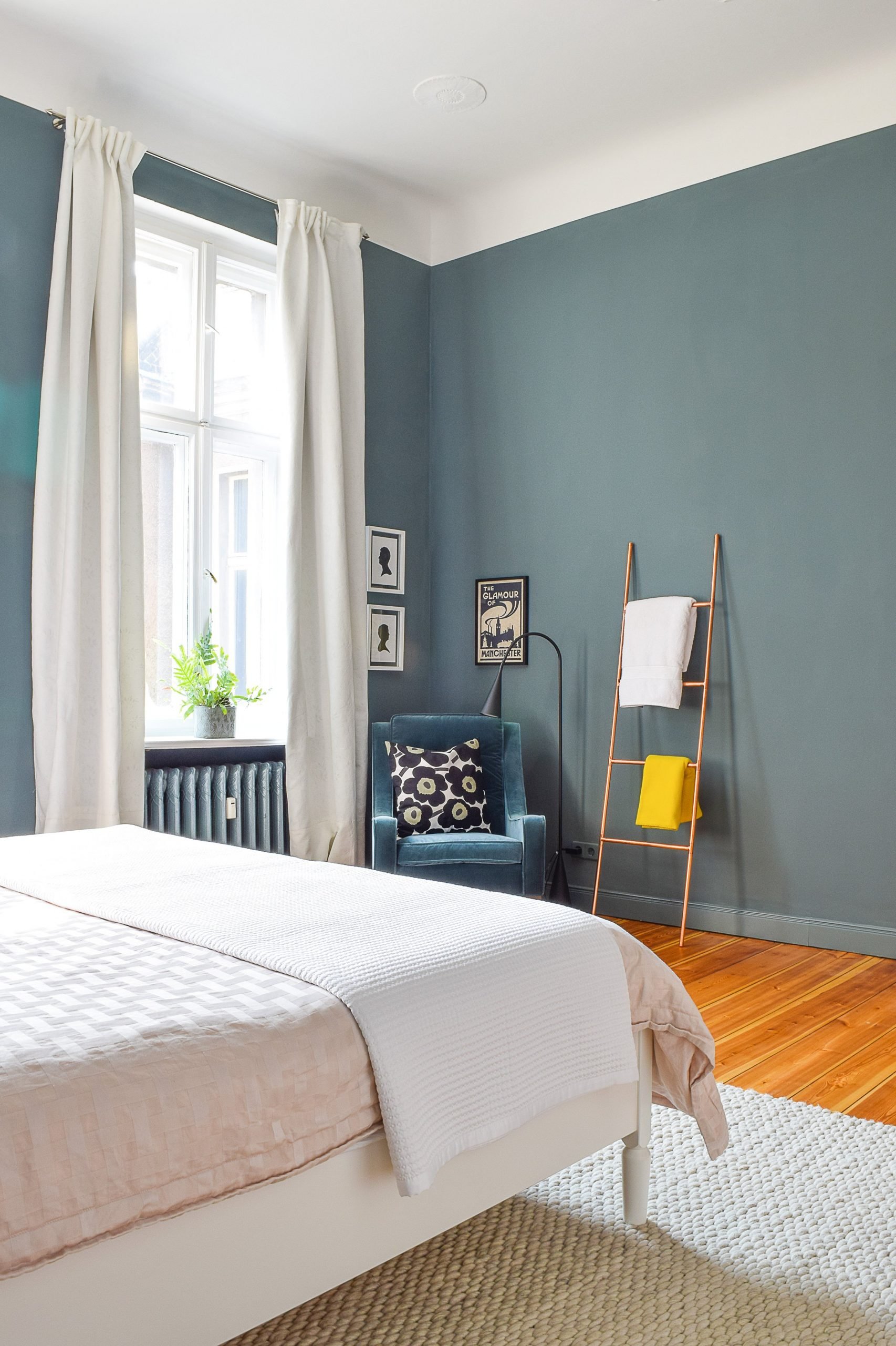 Master Bedroom Makeover | Inchyra Blue | Little House On The Corner