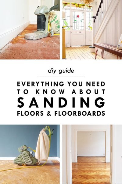 Everything You've Ever Wanted To Know About Sanding Wooden Floors And Floorboards | Little House On The Corner