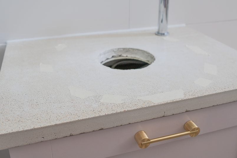 How To Install A Vessel Basin | Little House On The Corner