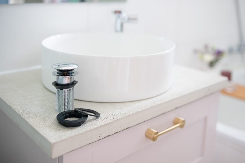 How To Install A Vessel Basin | Little House On The Corner