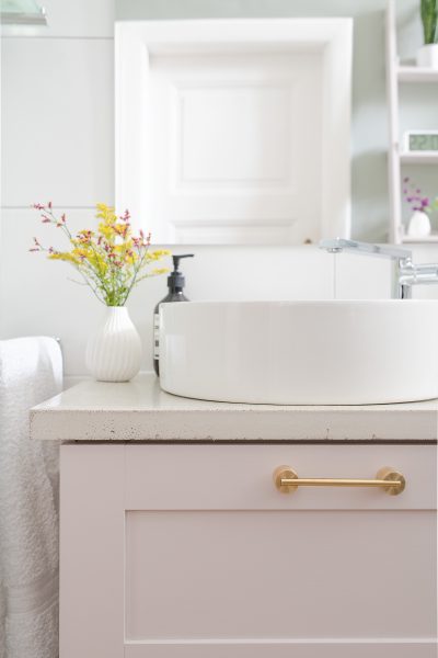 How To Install A Tap - Installing A Vanity Unit | Little House On The Corner