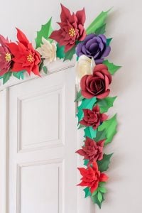 DIY Giant Paper Flower Garland