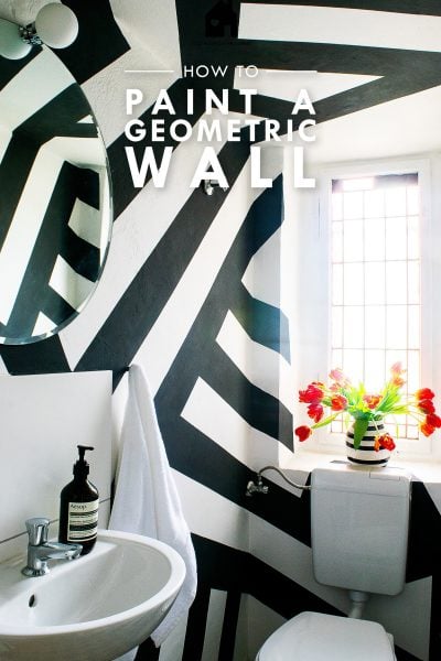 DIY Geometric Painted Walls | Little House On The Corner