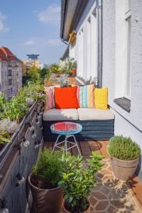 DIY Outdoor Sofa With Hidden Storage | Little House On The Corner