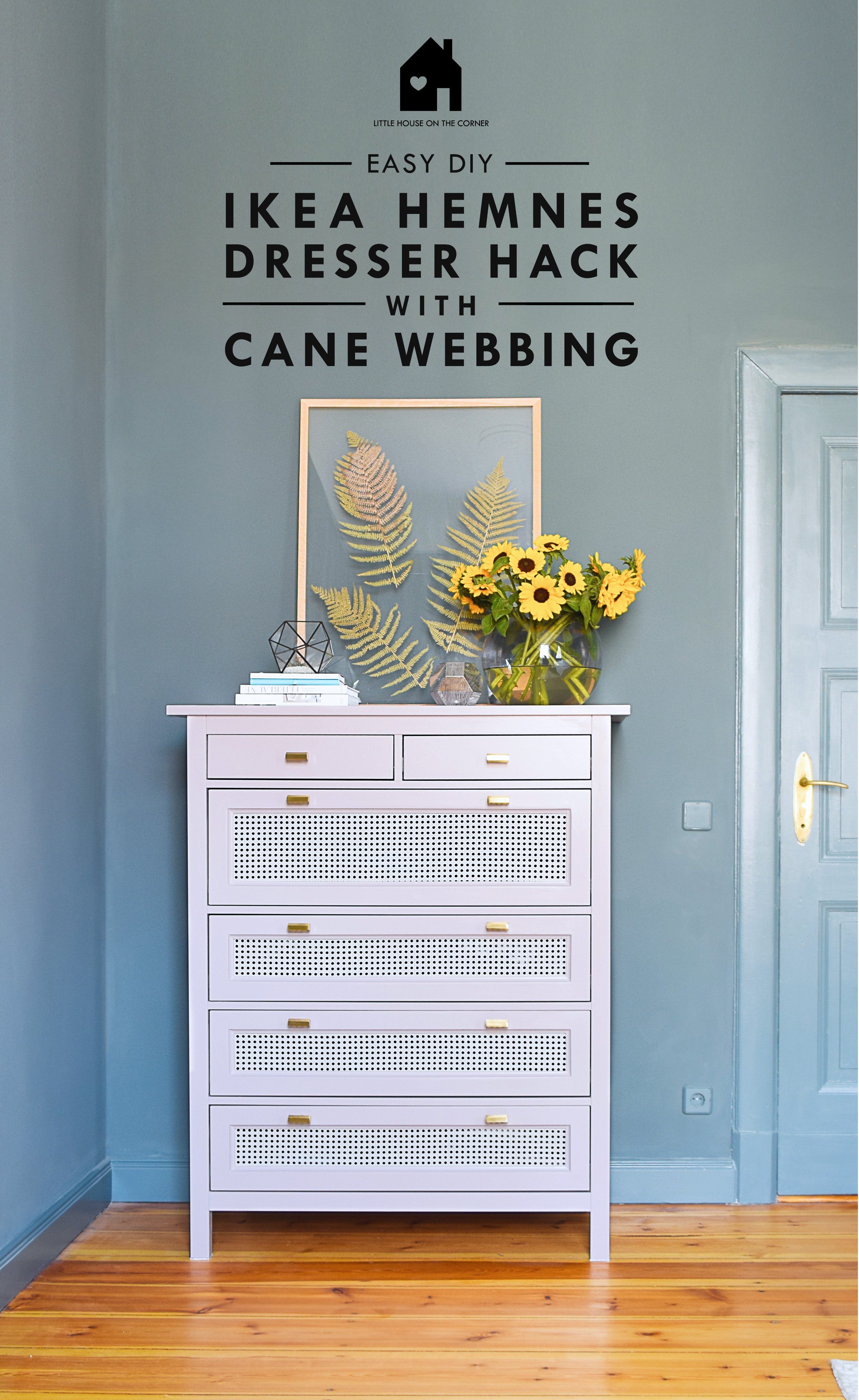 Hemnes Dresser With Cane Webbing Easy Ikea Hack