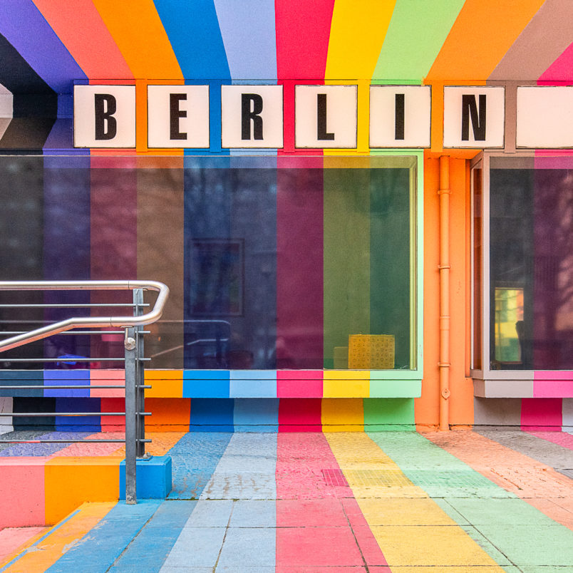 Berlin Rainbow Street Corner