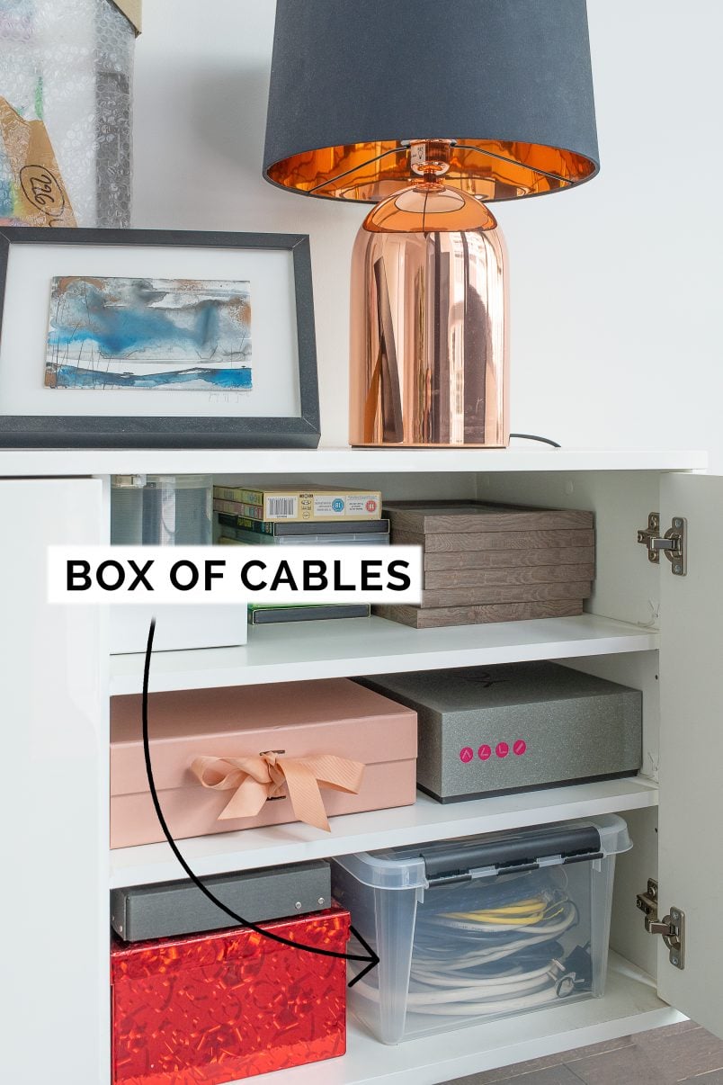 Organizing Cables In Boxes