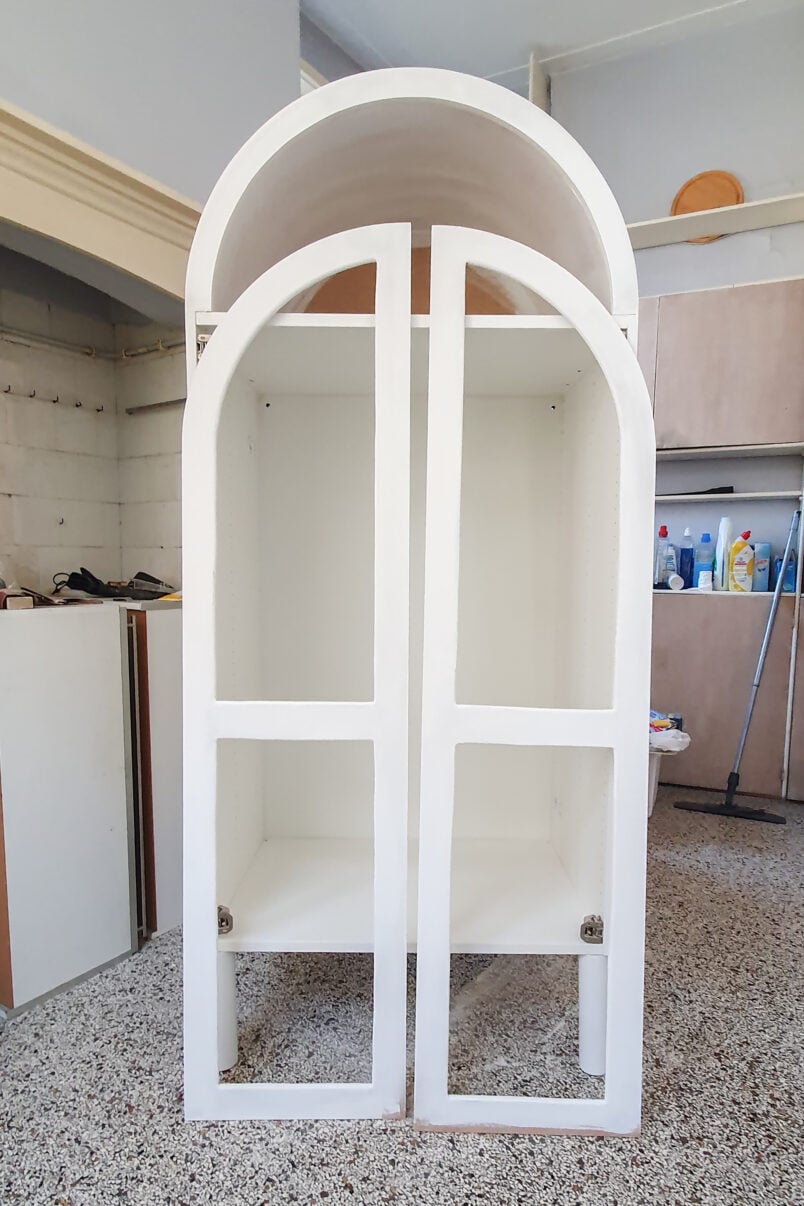 DIY Arched Cabinet with IKEA Platsa