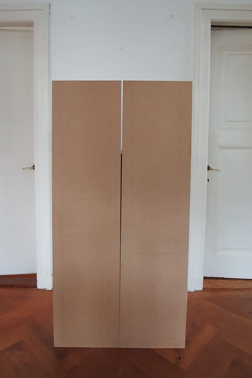 Doors for arched platsa cabinet from IKEA