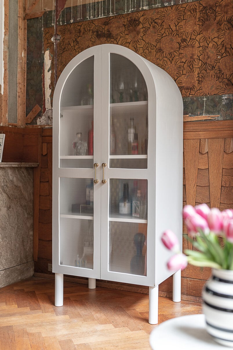 DIY Drinks Cabinet with Arched Top - IKEA Hack
